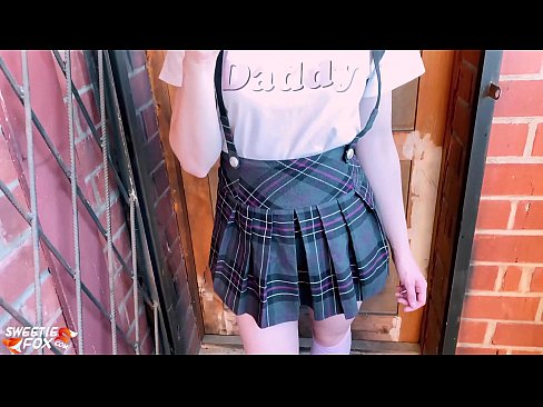 ❤️ A menina da escola chupa profundamente a piça e fode em vez de aulas. ❤️❌ Porno bonito em nós ❌️